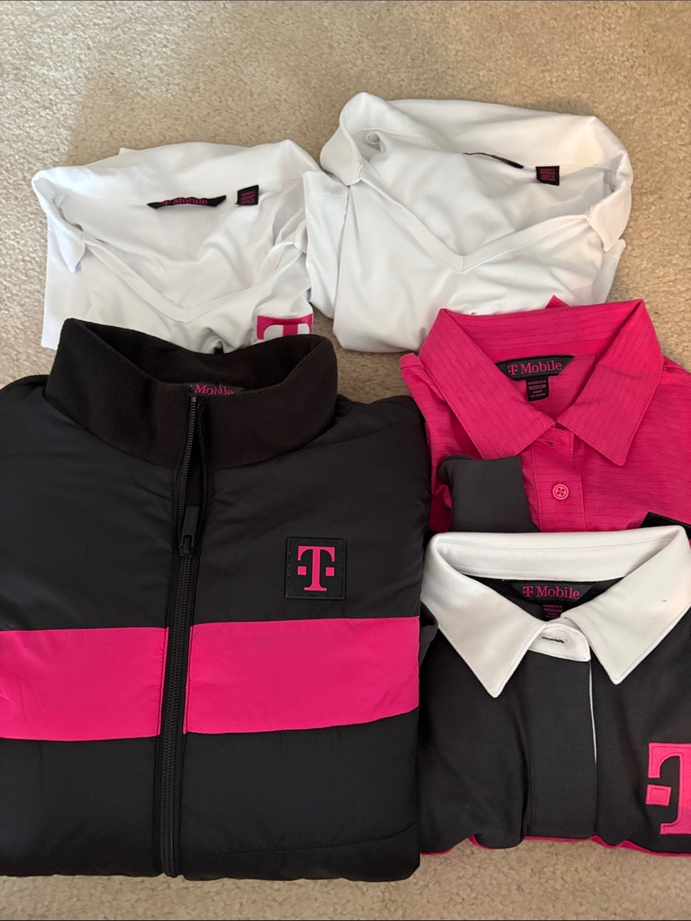 T-Mobile Branded Apparel Bundle in Black and Magenta